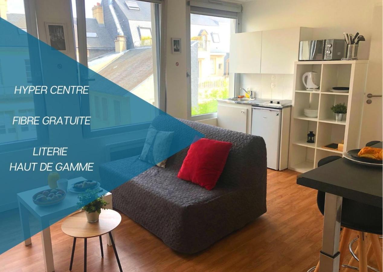 Hyper Centre - Wifi Fibre Gratuit - Jergweloh - Le Parisien Apartment Caen Bagian luar foto